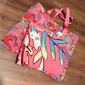 Ariel Tote Bag with matching beach towel